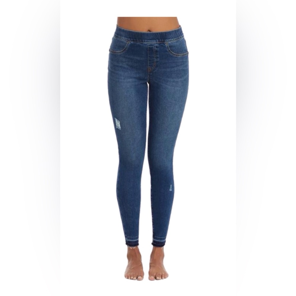SPANX Women's Distressed Ankle Skinny Jeans